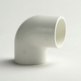 Elbow 90° PVC-U white color