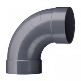 Curva 90° ventilazione PVC-U d 75 mm