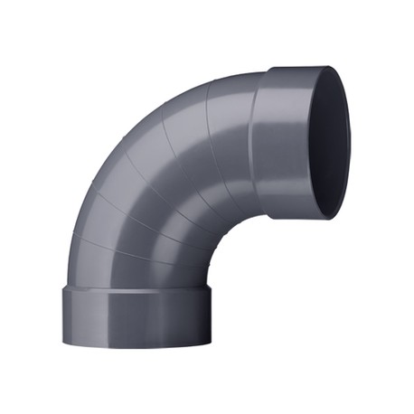Curva 90° ventilazione PVC-U d 125 mm