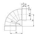 Curva 90° ventilazione PPs