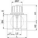 Damper ventilation PPs-El