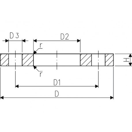 Backing flange PVC-U