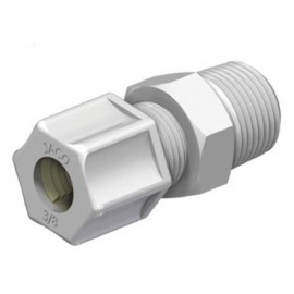 MALE CONNECTOR PP 3/4" (19,0 mm) x 3/4" NPT