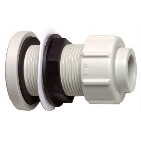 Sourcing Map Adattatore Per Serbatoio In PVC Con Tappo G1/2 - Raccordo A Spina Per Secchi Pioggia, Cisterne E Stagni, Set Completo Con 2 Guarnizioni