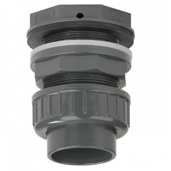Sourcingmap Kit Raccordo Per Serbatoio PVC Con Filetto G3/4 - 2 Set Completi Di Tappo E Raccordo Per Tubo